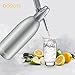 Baskiss Soda Siphon Maker, Making Sparking Water for Juice Drinks Cocktail, 1 Liter