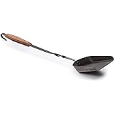 Barebones Cowboy Grill Coal Shovel - Durable Stainless Steel Ash Shovel with Walnut Handle for Fire Pit