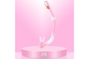 EXP VISION Dry Snorkel for Kids, Ultimate Snorkel Tube for Snorkeling, Freediving & Swimming, Easy-Breath Technology, Top-Mounted Dry Valve & Food-Grade Silicone Mouthpiece