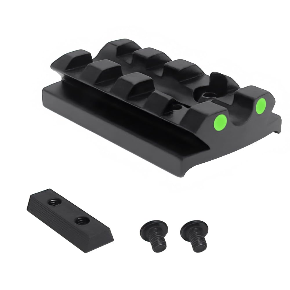 Photo 1 of TPO Picatinny Rail Sight Mount Plate for Glock G17 19 22 23 26 27 34 (Black)