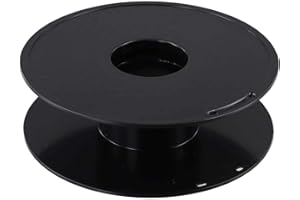 Empty Cable Reel Drum for Organizing Christmas Lights, Ethernet Cables, Ropes & Filament — 200mm Diameter ABS Winding Spool, 