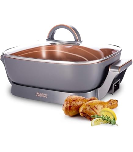 調理器具 Corning Ware Electromatic Skillet Amazon.com: Corning Ware Electromatic Electromatic Skillet P-12-ES