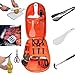 Camping Cooking Utensils Set Kitchen Camp Cookware,Camping Cutting Board,Rice Paddle, Tongs, Scissors, Knife 7 Pieces Kitsthumb 3