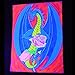 12 Color Set UV Black light .5oz (6oz), Neon Rave Fluorescent Acrylic Paint