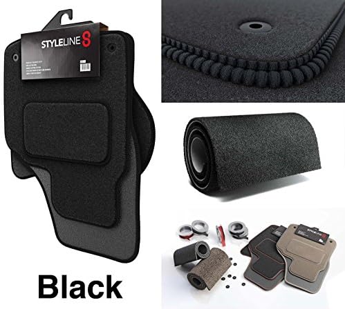 Audi A3 Sportback (2013 Onwards) Fully Tailored Black Car Mats