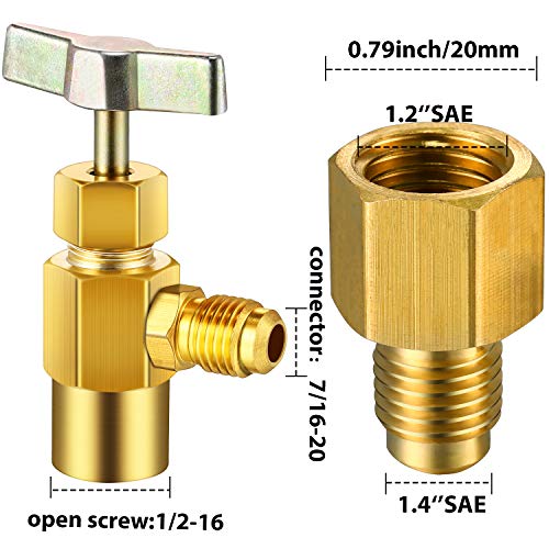 1 Pieces+Refrigerant+Opening+Vacuum+Adapter