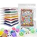 AINOLWAY Water Beads, 30 OZ ( 80,000 Beads) Crystal Water Gel Bead for Kids Sensory Toys, Vase Filler, Home Décor, Transparent Jelly Pearls 9 Pack Water Bead