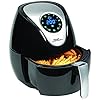 Power Air Fryer XL 3.2 Litre - Chip Fryer, Portable Oven, Oil Free Hot Air Health Fryer with Baking Tray (1500W) Black