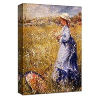 Canvas Wall Art Dance in The Country by Pierre-Auguste Renoir Canvas Prints Home Artwork Decoration for Living Room,Bedroom - 12x18 inches