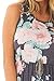 ZRMY Women's Floral Print Sleeveless Tunic Maxi Dress Casual Racerback Beach Long Dress with Pockets (Grey_Flower, XL)