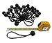 ABN Bungee Cords with Balls - 25 Pack Black Ball Bungee Cords - 6 Inch Ball Bungee Straps to Tie Down Tarps, Tents, Canopies, and Shelters