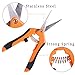 Ginbel Direct Gardening Lawn Care Stainless Steel Trimming Scissors Pruning Shear Straight Precision Blades Shears Scissors (3PACK)thumb 3