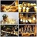 ALOVECO 44ft 100 LED Globe String Lights Plug in, 8 Dimmable Lighting Modes with Remote & Timer, ETL Listed 29V Low Voltage Waterproof Decorative Lights for Bedroom, Patio, Garden, Party(Warm Color)