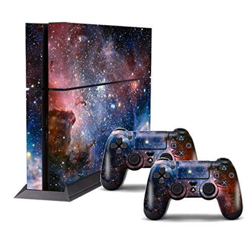 Skins for PS4 Controller - Decals for Playstation 4 Games - Stickers Cover for PS4 Console Sony Playstation Four Accessories Faceplate with Dualshock 4 Two Controllers Skin -Bright