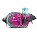 Waist Pack Fanny Pack Bum Bag Hip Pack Running Bag Waist Bag Running Belt Sack Water Resistant with Bottle (Not Included) Holder for Hiking Camping Dog Walking nylon fabric Purplish-Red, by LC Prime