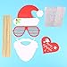 Tinksky Christmas Party Photo Booth Props Creative Posing Props Christmas Trees Hats Glasses Mustache Kit for Party Decoration 28-Pack