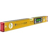 STABILA Magnetic TECH LEVEL &reg; 196, IP67, with Case, 24 in, Cat. No. 39520 | Magnetic digital spirit level with IP67 dust and water protection for hands-free use, includes case