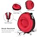 Ritche Single Watch Box, Red, Travel, Bike, Home Storage, Watch Maintenance, Fits 35-50mm Watches, Heavy Duty Protection