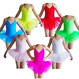 Seawhisper Children Costumes Ballet Leotard Girls Tutu Dress Sleeveless Dance Dress
