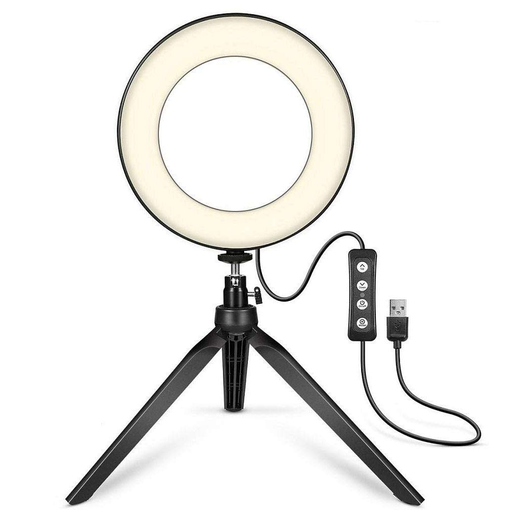 amiubo Transmitir fotografía en Vivo Luz de Relleno Cámara LED Flash Luz Regulable Flashes con Zapata