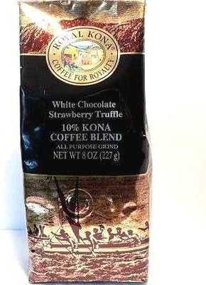 Royal Kona coffee White Chocolate Strawberry Truffle (227g) Royal Kona Coffee