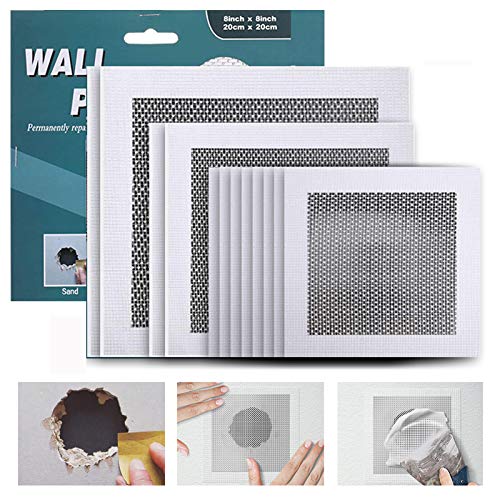WDSHCR Drywall Repair Kit 12 Pieces Aluminum Wall Repair Patch Kit, 4/6