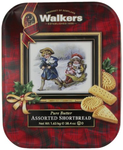 Walkers Pure Butter Assorted Shortbread Cookie, 58.4 Ounce