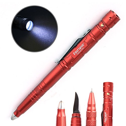 Fairwin Tactical Pens--Self-defense Weapon Pen-Multipurpose Pocket Tool for Wiriting,Lighting,Glass Breaking