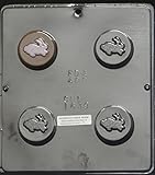 Bunny Rabbit Easter Oreo Cookie Sandwich Chocolate Candy Mold 1639