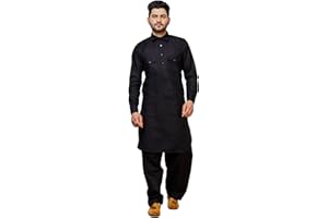 Pro-Ethic Style Developer Men Cotton Pathani Kurta Set Indian Wedding Dress | Traditional wear A-116