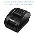 Thermal Printer, USB 58mm POS Thermal Receipt Printer 90mm/sec High-speed Printing with ESC / POS Printing Instruction Set Brand: AGPtek