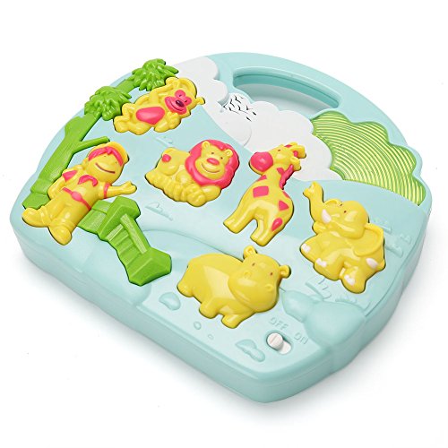 LotFancy Baby Musical Toys with Zoo Animal Sounds for Newborns, Infant Early Educational Developmental Baby Rattle Toys for Kids, Gifts for Baby Thanksgiving Day, Christams Day
