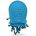 Vbiger Beard Hat Beanie Hat Knit Hat Winter Warm Octopus Hat Windproof Funny for Men & Women, Light Blue, One Size