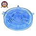 outDOOR MasH Silicone Stretch Lids, 6 Packs, Reusable Silicone Mixing Bowl Cover For Bakeware Dish Jar Food Container