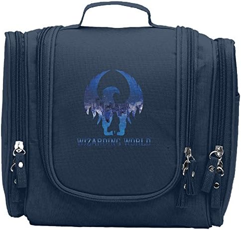 Travel Toiletry Bags WIZARDING WORLD Washable Bathroom Storage Hanging Cosmetic/Grooming Bag For Household Business Vacation, Multi Compartments, Waterproof Lining