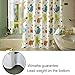 Wimaha Kids Shower Curtain, Fabric Shower Curtains Soft Funny Shower Curtain Cartoon Animal Print Eco-Friendly for Children’s Bathroom Bathtub, Tortoise and Fish, 72W x 72L