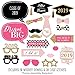 Big Dot of Happiness Dream Big - 2021 Graduation Photo Booth Props Kit - 20 Count
