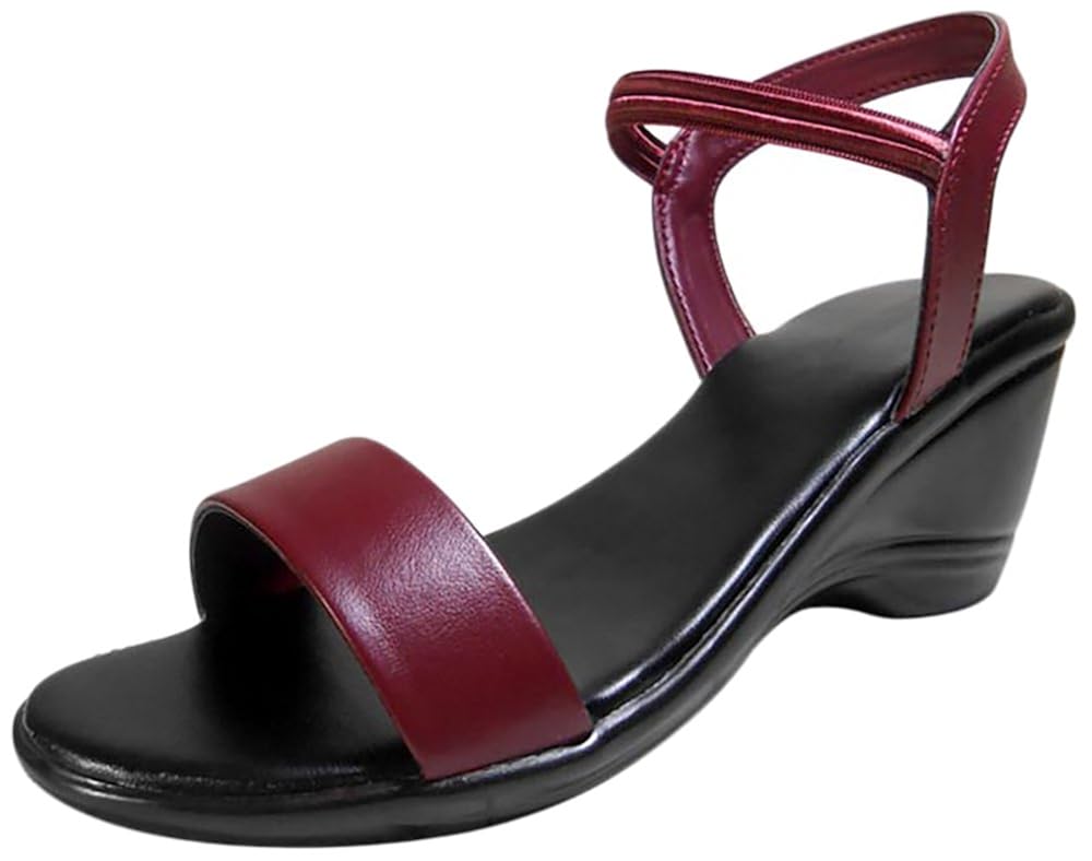 right steps women's faux leather fashion sandals