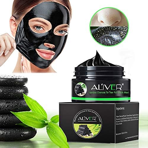 WliYaGg Bamboo Charcoal Blackhead Acne Remover Treatment Facial Peel Off Black Mask