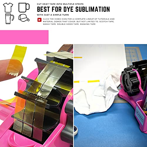 Echomerx MultiRoll Heat Tape Dispenser Sublimation Best Cut Heat