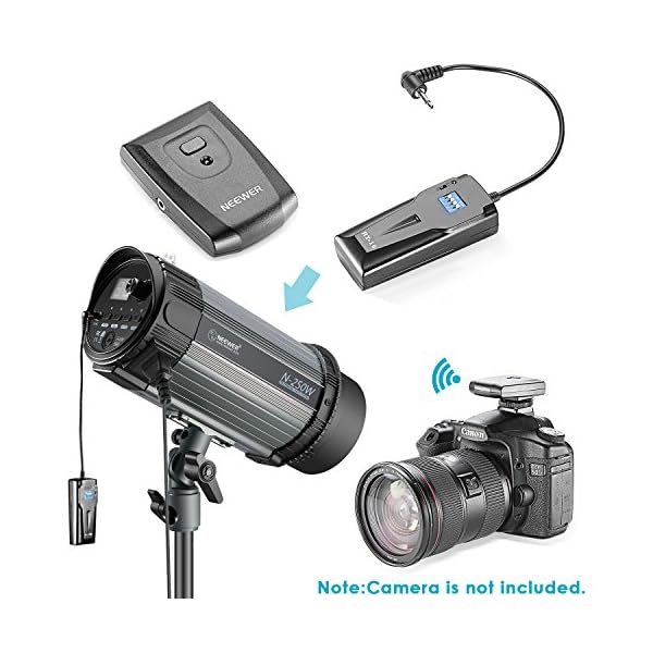 Neewer 250W Studioblitz Röhrenblitz Fotografie Beleuchtungs-Installationssatz: Monolicht, 6,5 Fuß Lichtständer, Softbox… – Bild 3