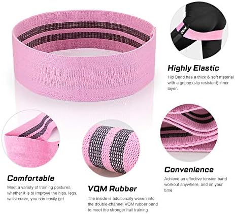 FIVENRY Premium Fitness Booty Resistance Bands I Non-Slip Exercise Workout Bands I Enjoy Whole Body Workout - Image 5