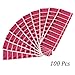 100Pcs Tamper Evident Security Void Stickers1x3 inch Red No Transfer No Damage to Protected Item Tamper Proof Labels Safety Torn up Invalid Seals Tape