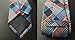 MENDENG Men's Neckties Orange Blue Tie Plaid Stripe Mens Ties Silk Ties for Men Wedding Party Groomsmen Classic Formal