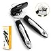 Can Opener Manual, Can Opener Stainless Steel Safety Manual Can Opener for Seniors - Easy to Use Black primary