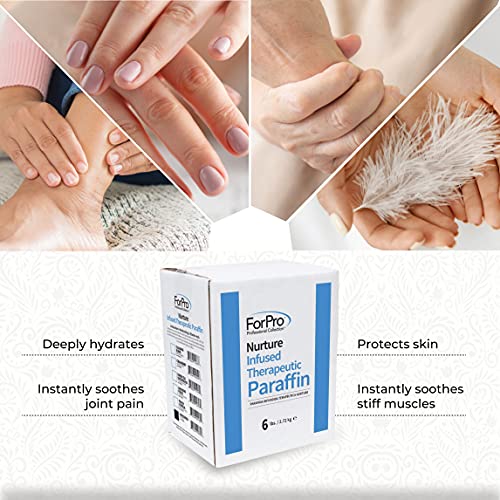 ForPro Nurture Infused Therapeutic Paraffin Wax, FragranceFree, Non