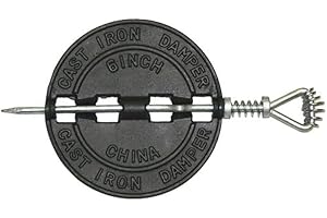 UNITED STATES STOVE CO US Stove D6 Cast Iron Damper, 6-Inch
