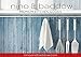 Nino and Baddow Flour Sack Dish Towels - 4 Pack - Our Soft Flour-Sack Cloth Tea Towel is Made with 100% White Cotton - Every Kitchen Towel is a Large 28x28 Inch Square - Absorbent Natural Fabric