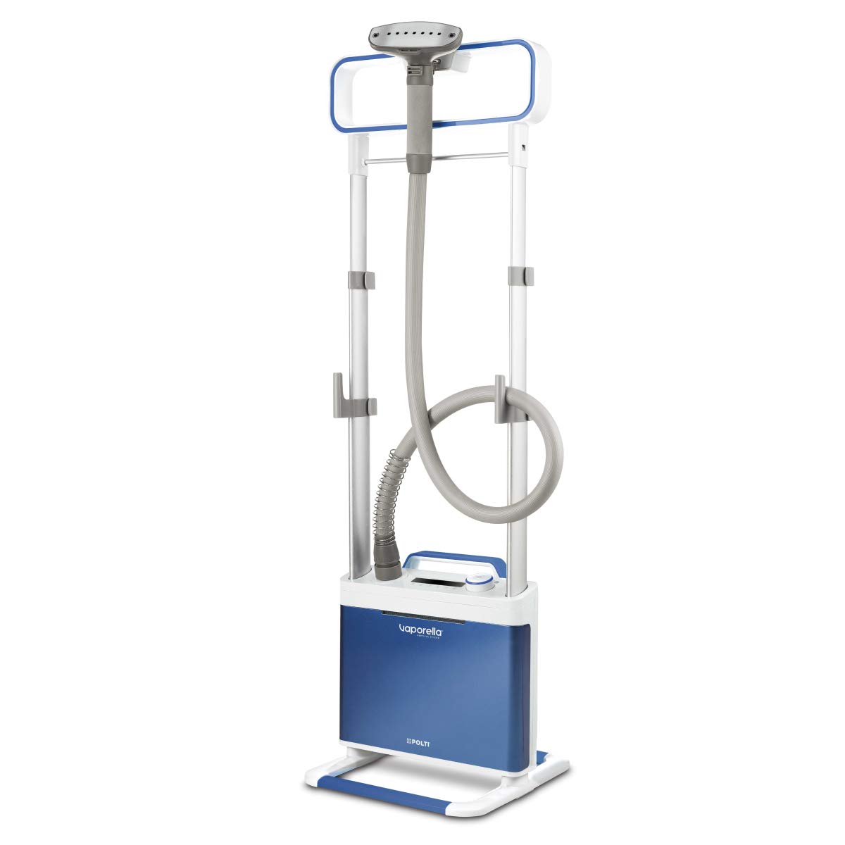 Polti Vaporella Vertical Styler GSF60, vertical steamer with unlimited working autonomy, 6 steam regulations, ready in 60 minutes, 2 L removable water tank, suitable for all fabrics, blue