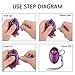 Peroom Personal Alarm, 3 Pack Emergency Self-Defense Security Alarms with LED Light, 140DB Safe Sound Personal Alarm Keychain for Elderly Women Kids Night Workers